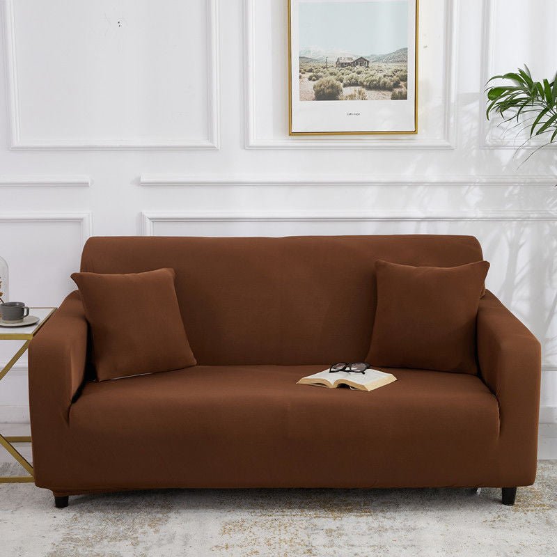 Pure Color Stretch Sofa Cover All - Inclusive Universal Sofa Cover Sofa Cushion Fabric - Krosscanada