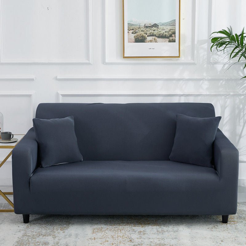 Pure Color Stretch Sofa Cover All - Inclusive Universal Sofa Cover Sofa Cushion Fabric - Krosscanada