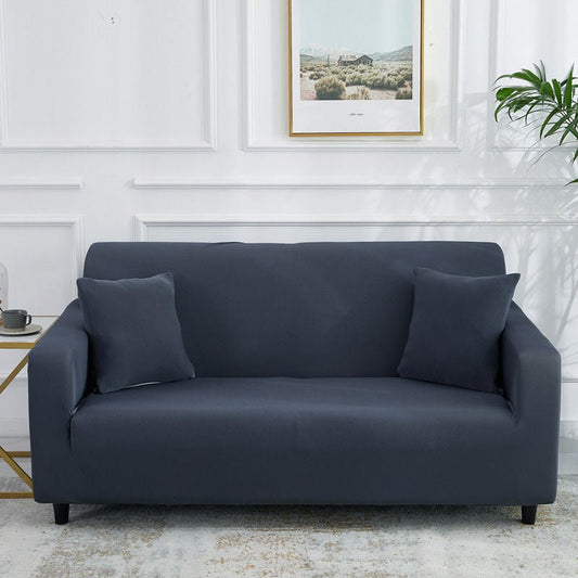 Pure Color Stretch Sofa Cover All - Inclusive Universal Sofa Cover Sofa Cushion Fabric - Krosscanada