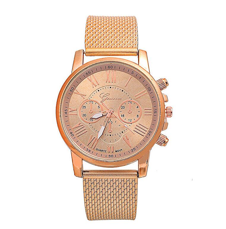 PVC multi - color face bracelet watch Roman digital face quartz watch WISH hot sale ladies Geneva watch - Krosscanada