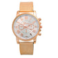 PVC multi - color face bracelet watch Roman digital face quartz watch WISH hot sale ladies Geneva watch - Krosscanada