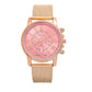 PVC multi - color face bracelet watch Roman digital face quartz watch WISH hot sale ladies Geneva watch - Krosscanada