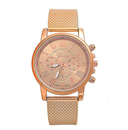 PVC multi - color face bracelet watch Roman digital face quartz watch WISH hot sale ladies Geneva watch - Krosscanada