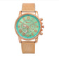 PVC multi - color face bracelet watch Roman digital face quartz watch WISH hot sale ladies Geneva watch - Krosscanada