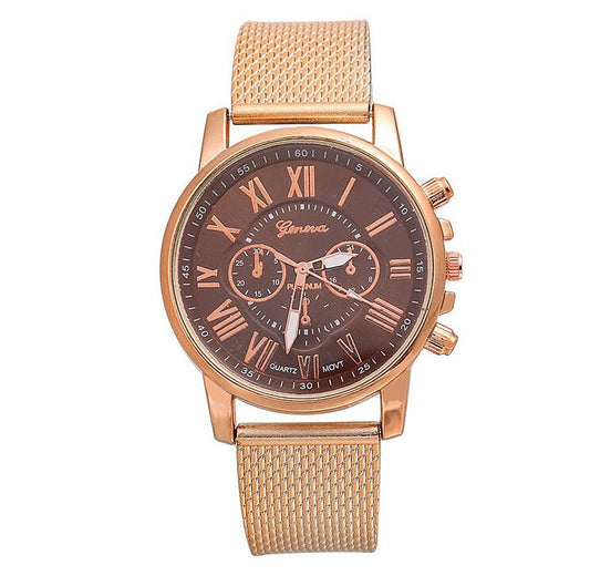 PVC multi - color face bracelet watch Roman digital face quartz watch WISH hot sale ladies Geneva watch - Krosscanada