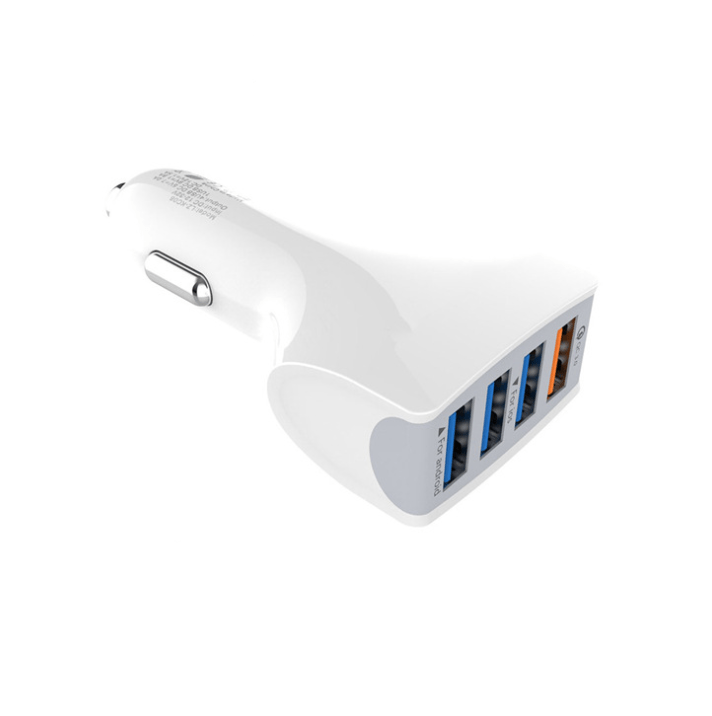 Qc3.0 car charger multi - function one for four car charger 4USB5V9V12V car phone charger - Krosscanada
