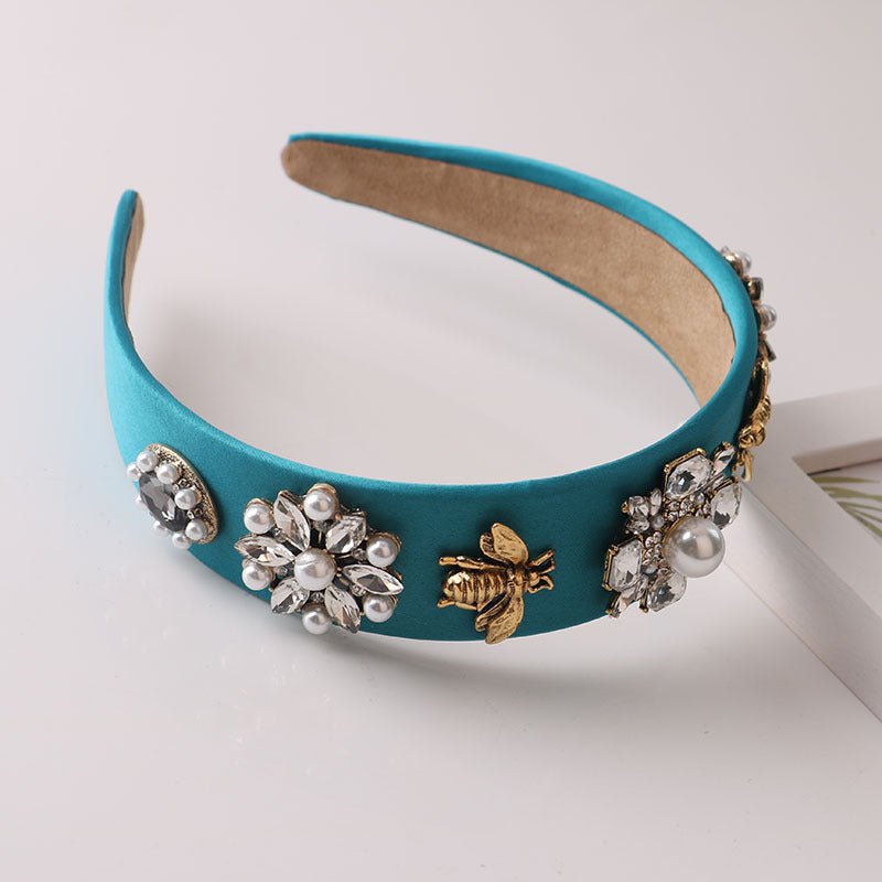 Retro Elegant Diamond Luxury Catwalk Exaggerated Hair Accessories - Krosscanada