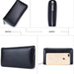 Rfid Many Departments Men Wallet Cow Genuine Leather 36 Slots Card Holder Cell Phone Pocket Male Wallets Clutch Man Long Purse - Krosscanada