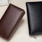 Rfid Many Departments Men Wallet Cow Genuine Leather 36 Slots Card Holder Cell Phone Pocket Male Wallets Clutch Man Long Purse - Krosscanada