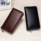 Rfid Many Departments Men Wallet Cow Genuine Leather 36 Slots Card Holder Cell Phone Pocket Male Wallets Clutch Man Long Purse - Krosscanada