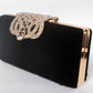 Rhinestone Crown Suede Ladies Bridal Bag - Krosscanada