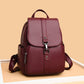 Sheepskin backpack soft leather backpack - Krosscanada