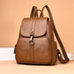 Sheepskin backpack soft leather backpack - Krosscanada