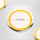 Shower Head 6inch Pressurized Hand - held Overhead Universal Shower Head Shower Set - Krosscanada