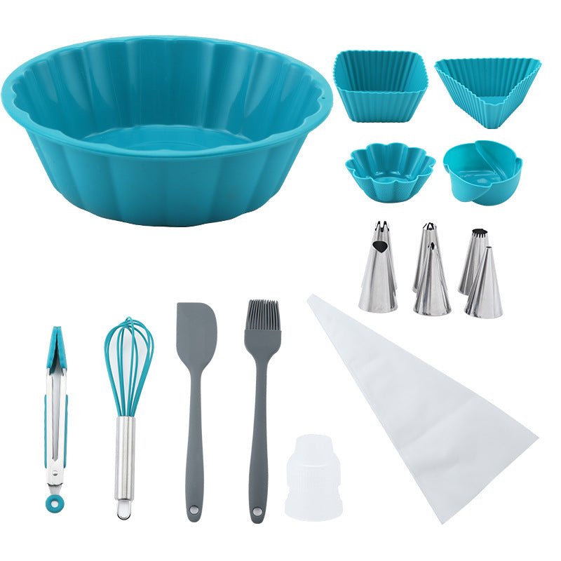 Silicone Cake Mold Set Baking Tool - Krosscanada