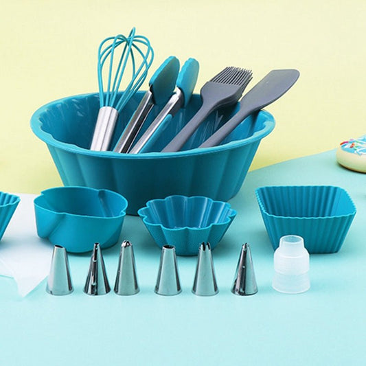 Silicone Cake Mold Set Baking Tool - Krosscanada