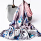 Silk Scarves Silk Printed Long Scarf Women - Krosscanada
