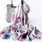 Silk Scarves Silk Printed Long Scarf Women - Krosscanada