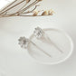 Silver Plated Sun Flower Earrings - Krosscanada