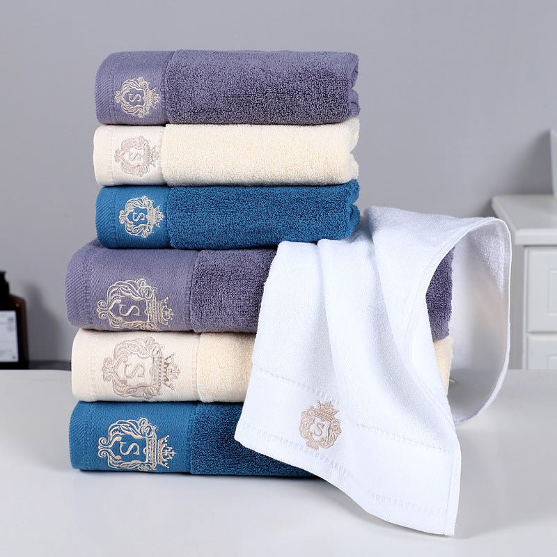 Simple Cotton 2 Towel 1 Bath Towel Set - Krosscanada