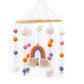 Simple Round Rainbow Ball Baby Bed Pendant - Krosscanada