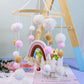 Simple Round Rainbow Ball Baby Bed Pendant - Krosscanada