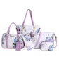 Six piece portable women's bag set - Krosscanada