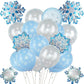 Snowflake Latex Balloon Set Decoration Christmas - Krosscanada