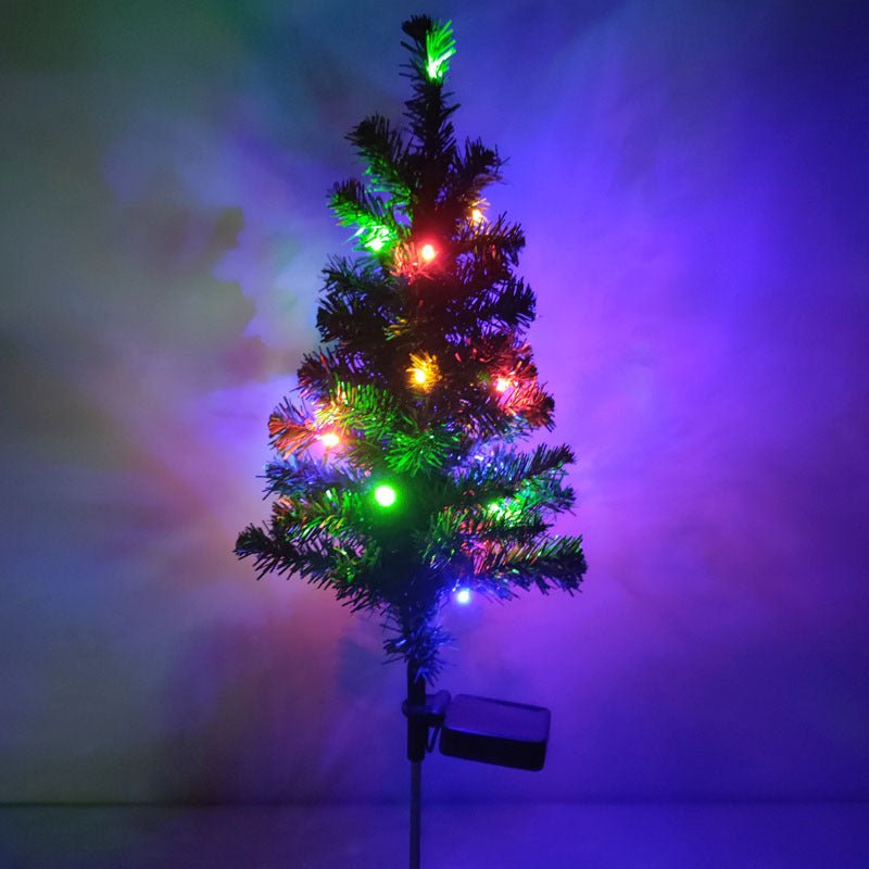 Solar Christmas Tree Lamp Garden Decoration Christmas Lights Christmas Garden Countryard Decorations - Krosscanada