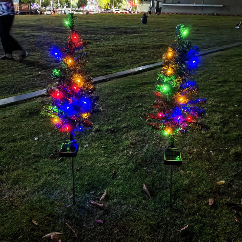 Solar Christmas Tree Lamp Garden Decoration Christmas Lights Christmas Garden Countryard Decorations - Krosscanada
