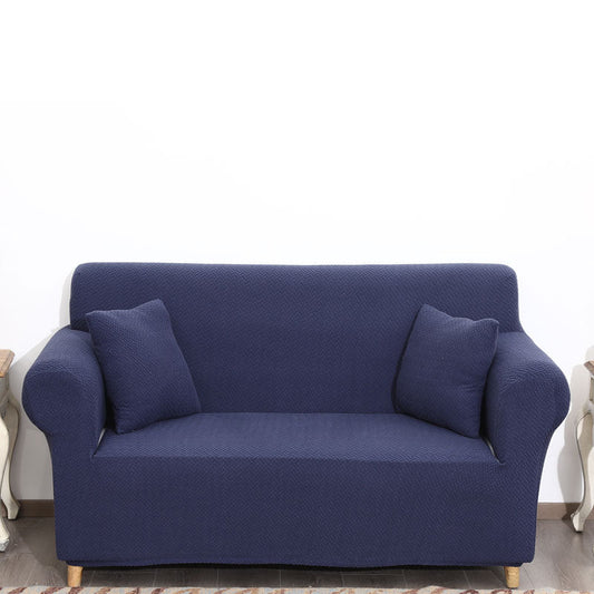 Solid Color Armrest Lattice Simple Fashion Sofa Cover - Krosscanada
