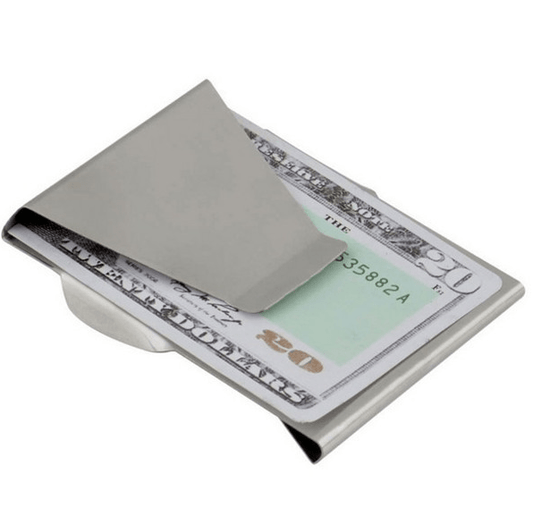 Stainless Steel Multi - purpose Wallet Banknote Clip Bank Card Holder Wallet Metal Wallet US Dollar Clip - Krosscanada