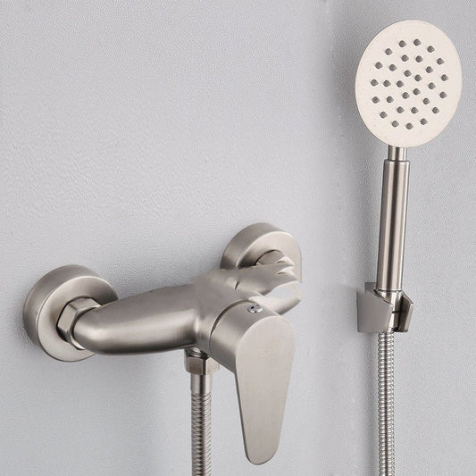 Stainless Steel Shower Faucet, Exposed Installation, Concealed Installation, Hot And Cold Mixing V alve, Simple Shower - Krosscanada