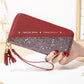 Stitching Color Tassel Wild Card Holder - Krosscanada