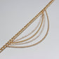 Summer Jewelry Hot Pants Chain Multilayer Chain Gold Fashion Jeans Hip Hop Punk Street Shooting Accessories Waist Chain Women - Krosscanada