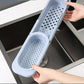 Telescopic Sink Rack Soap Sponge Holder Kitchen Sinks Organizer Adjustable Sinks Drainer Rack Storage Basket Kitchen Accessories - Krosscanada