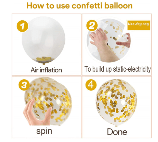 Tender Powder Latex Balloons Balloon Chain Package - Krosscanada