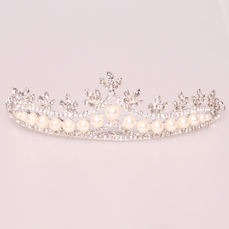 The bride jewelry three piece suit Necklace Earrings Korean wedding wedding accessories wholesale crown - Krosscanada