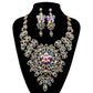 The royal wedding, the Amazon colored glass crystal banquet, the Bridal Necklace, the earring, the big suit - Krosscanada