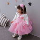 The Spring And Summer Of 2021 Years Old Female Infant Baby Child Princess Dress Girls DressPink Flower Girl Dress Skirt - Krosscanada