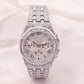 Three - eye Diamond Gypsophila Quartz Watch - Krosscanada