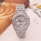 Three - eye Diamond Gypsophila Quartz Watch - Krosscanada