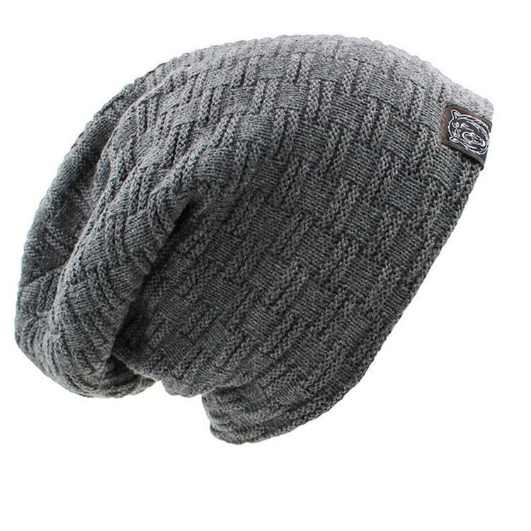 Tiger Head Knitted Hat Winter Ear Protection Cycling Hat - Krosscanada