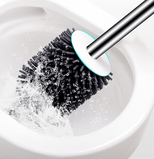 Toilet cleaning brush set round - bottomed toilet brush - Krosscanada