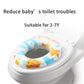 Toilets, Children's Toilet Seats, Men And Women, Baby Toilet Seats, Cushioned Baby Toilet Seats, Increase Thickening - Krosscanada