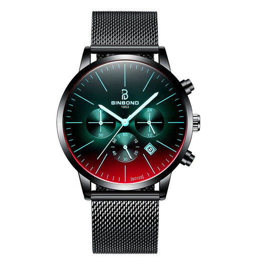 Ultra - thin Multi - Function Symphony Sports Men s Waterproof Blue Watch - Krosscanada