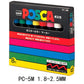 UNI POSCA Marker Pen Set POP Poster Advertising Graffiti Pen PC - 1M PC - 3M PC - 5M PC - 8K PC - 17K Round Head Oily Paint Pen - Krosscanada
