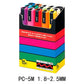 UNI POSCA Marker Pen Set POP Poster Advertising Graffiti Pen PC - 1M PC - 3M PC - 5M PC - 8K PC - 17K Round Head Oily Paint Pen - Krosscanada
