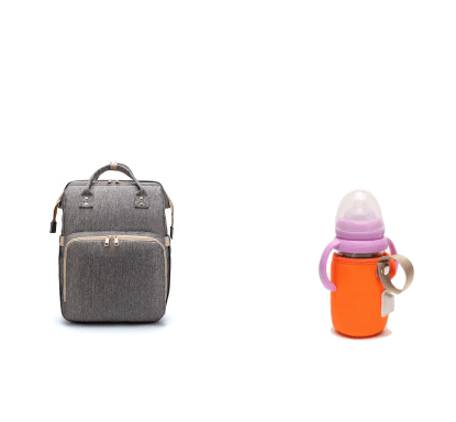 USB Charging Version Mommy Bed Backpack Folding Large Capacity Multi - function - Krosscanada