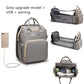 USB Charging Version Mommy Bed Backpack Folding Large Capacity Multi - function - Krosscanada